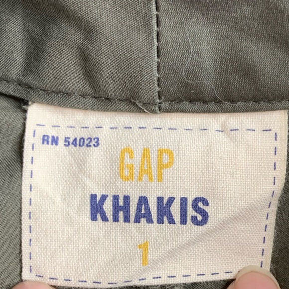 3/$20 Gap Khakis Skirt Straight Button Down Pencil Skirt Size 1 - Picture 5 of 8